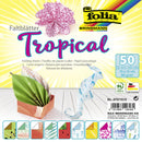 Papier de pliage thème Tropical