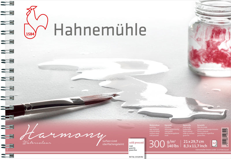 Papier Aquarelle Harmony Grain Fin, 300g/m²