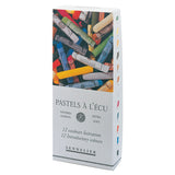 Boîte carton 12 pastels écu Initiation