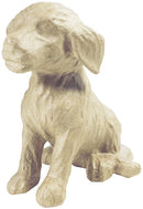 Papier maché déco Chien 15 x 13 x 18 cm