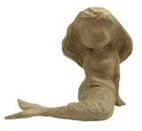 Papier maché déco Sirène 11.5 x 17 x 15.5 cm
