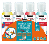 Set de 4x150ml couleurs nacrées Gouache liquide Primacolor