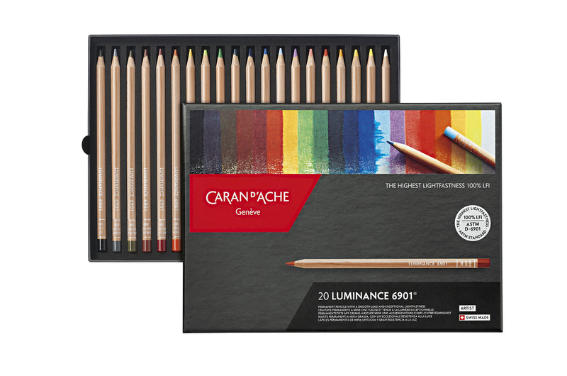 Boîte de 20 Crayons de couleurs Luminance