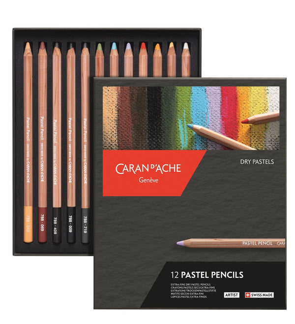 Boîte de 12 Crayons pastel Pencil