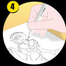 Pochoir Go Manga écolier- Go Trace