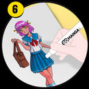 Pochoir Go Manga écolier- Go Trace