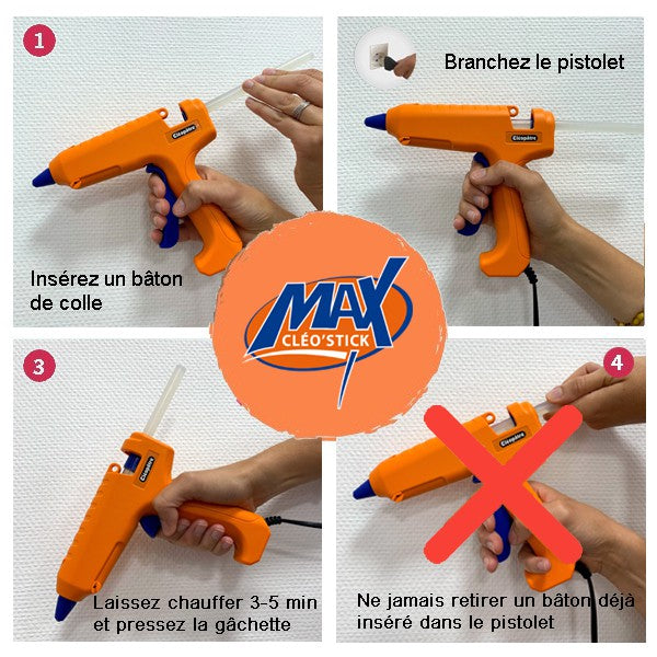 Pisolet à colle Cléo'Gun Max