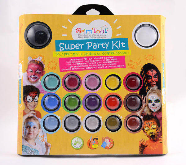 Coffret maquillage "Super Party" 17 couleurs + accessoires