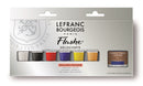 Set de 6 tubes de 20 ml de Peinture vinylique extra-fine Flashe + vernis final mat 120ml