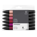 Marqueur Promarker set 6 tons rouge assortis