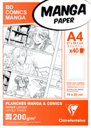 Bloc Planches papier Manga paper 40 feuilles