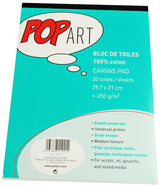 Bloc de toiles à peindre 100% coton