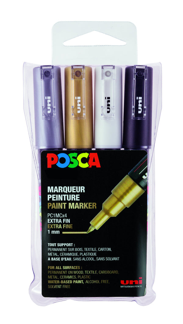 Marqueur peinture Deco Color XF - Doré - 0,8 mm - 1 pce - Feutre  multisupports - Creavea