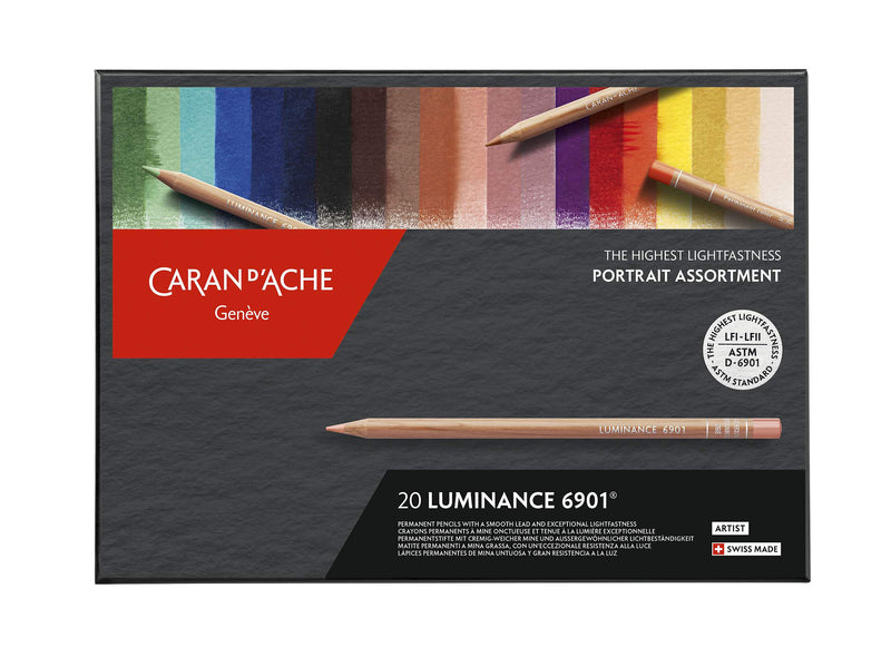 Boîte de 20 crayons Luminance Portrait