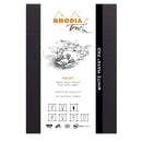 Bloc Rhodia Touch White Maya A4+/A5-50 feuilles-120g portrait