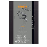 Bloc Rhodia Touch Gris Maya A4+/A5-50 feuilles-120g portrait