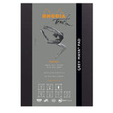 Bloc Rhodia Touch Gris Maya A4+/A5-50 feuilles-120g portrait