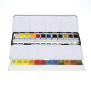 Coffret métal de 12 demi-godets d'aquarelle Extra-fine