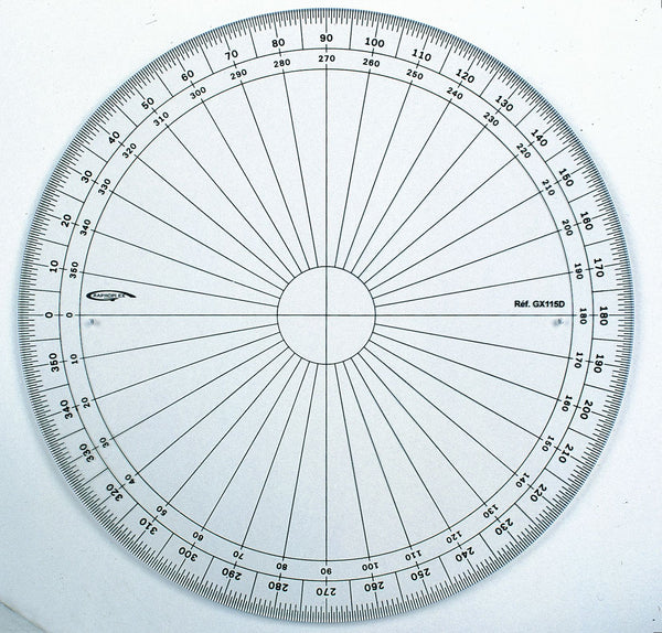Géométrie en coton, équerre, rapporteur, demi-cercle, compas