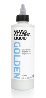 Golden médium glacis et décoration (brillant) 237/946 ml