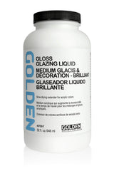 Golden médium glacis et décoration (brillant) 237/946 ml