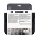 Marqueur Promarker assortiment de 24 tons gris et noirs
