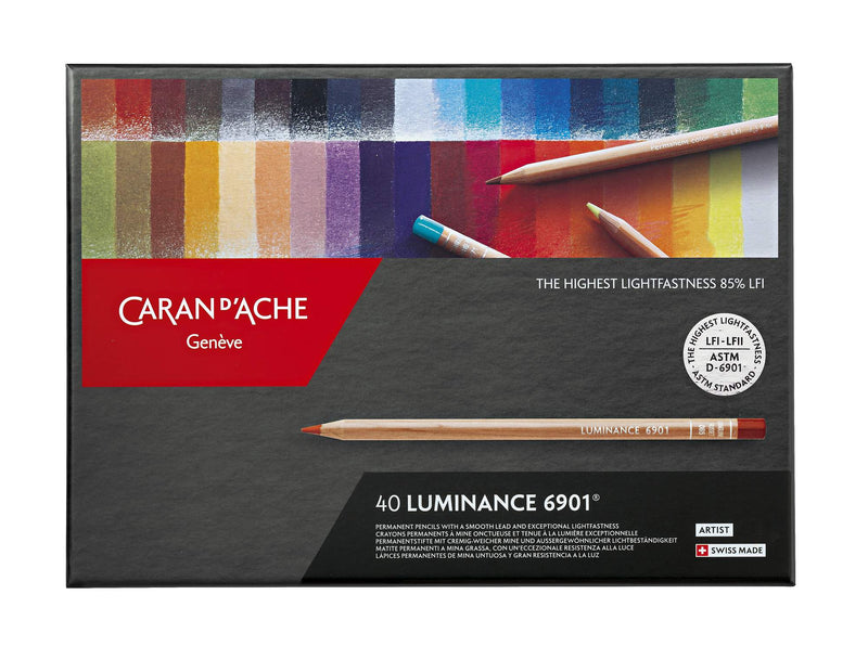 Boîte de 40 Crayons de couleurs Luminance