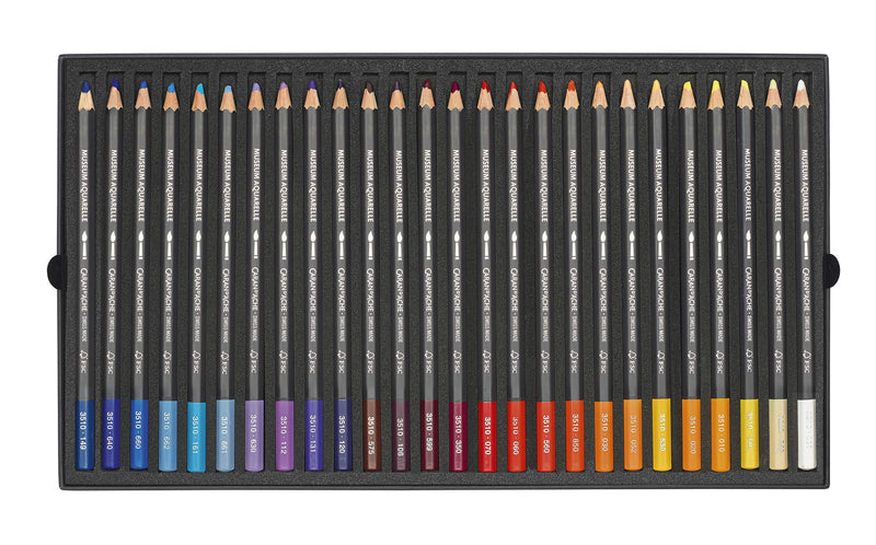 Crayon aquarellable Museum boîte carton de 76 + 2 Technalo HB-3B