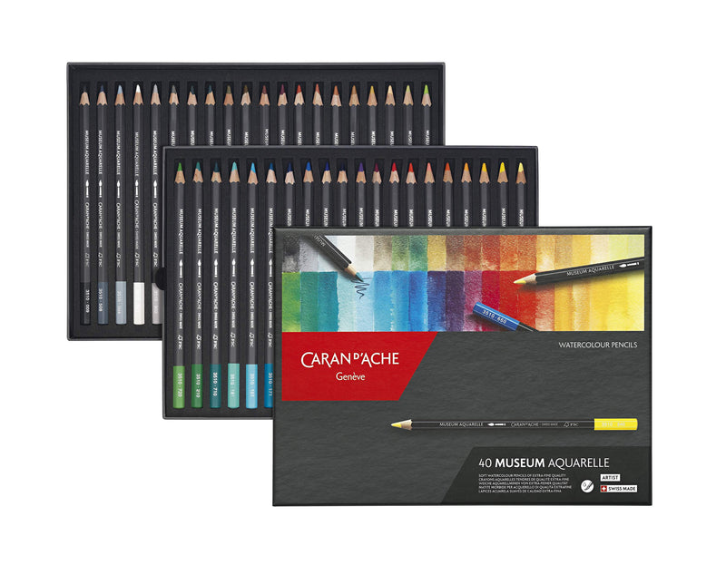 Crayon aquarellable Museum boîte carton de 40