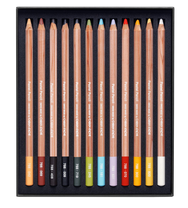 Carand'Ache crayons couleur pastel sec boîte de 12