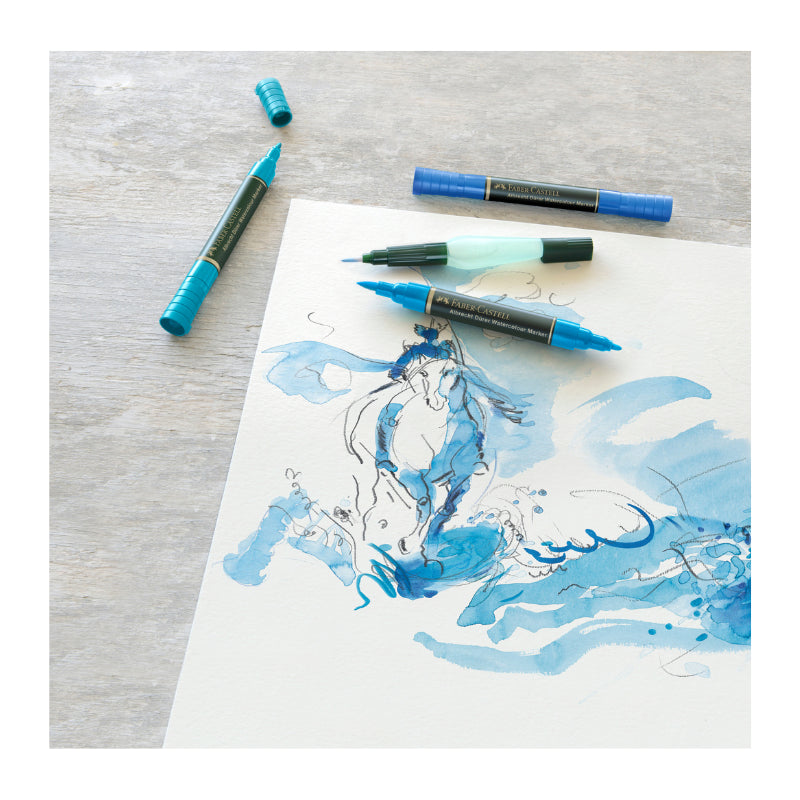 Crayon De Couleur Aquarellable Turquoise Cobalt Albrecht Dürer Faber-Castell