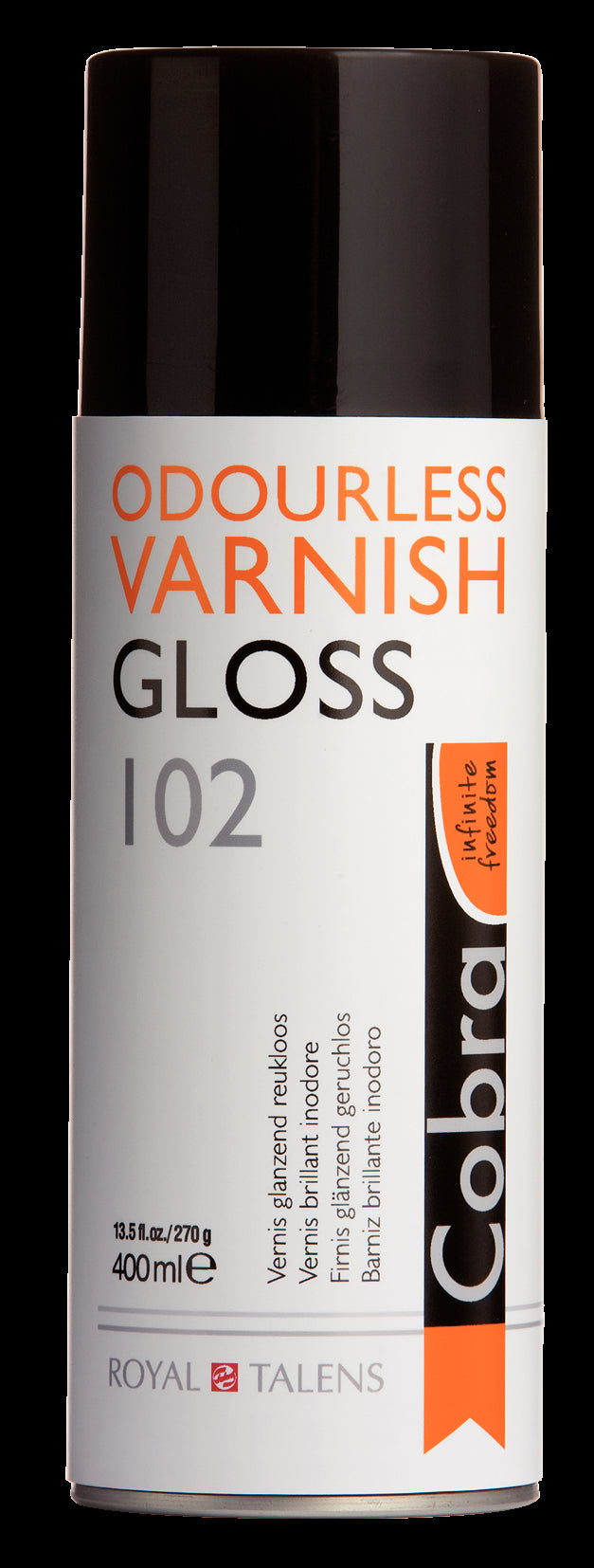 Vernis aérosol Cobra 400ml mat/satiné/brillant