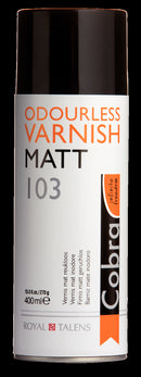 Vernis aérosol Cobra 400ml mat/satiné/brillant