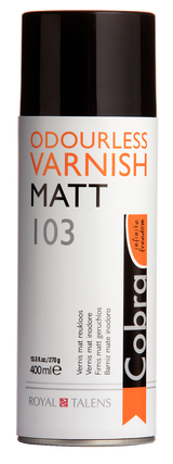 Vernis aérosol Cobra 400ml mat/satiné/brillant