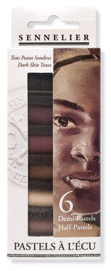 Etuis de 6 demi-pastels à l'Ecu