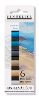 Etuis de 6 demi-pastels à l'Ecu