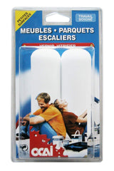 Patte de lapin mousse 110 mm, bords arrondis (x2)