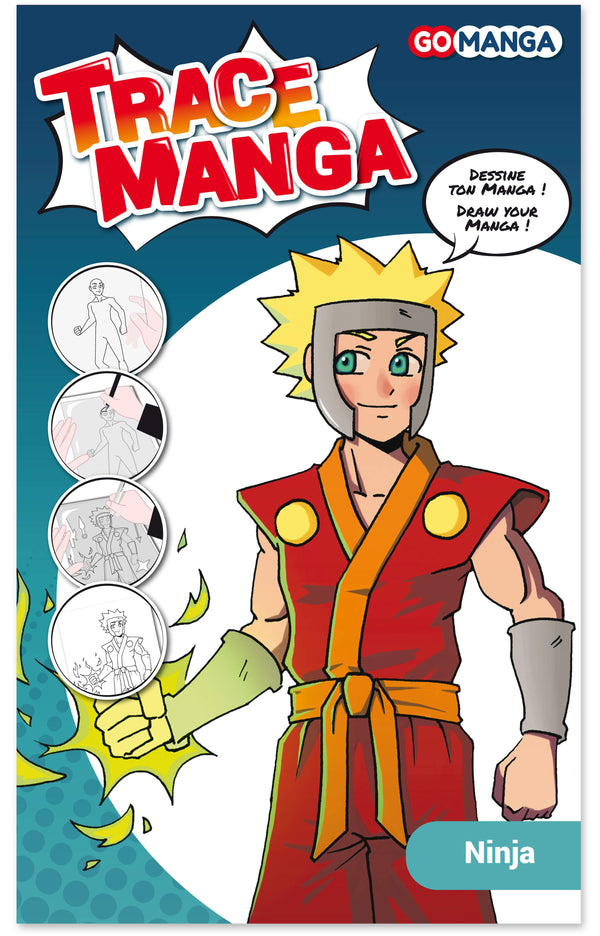 Pochoir Go Manga Ninja