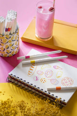 Pochette de 5 Feutres Emott - Retro colors