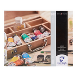 Coffret bois Peinture à l'huile fine VAN GOGH 10 tubes 40ml + accessoires