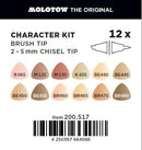 Sketcher Marker Set de 12 Couleurs Personnage (Character)