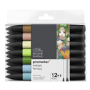 Marqueur Promarker Set 12 tons Manga Fantasy assortis + 1 blender