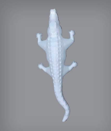 Crocodile en polystyrène 26x9.50cm