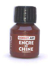 Encre de Chine Corect'Art - 6 couleurs en flacon de 50 ml