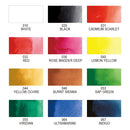 Boîte de 12 godets assortis Aquarelle GANSAÏ