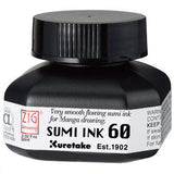 Encre noire Sumi Ink 60 ou 180 ml