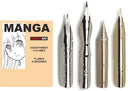 Assortiment de 4 plumes Manga "G/PRINCE/SAJI/SP" Corect'art