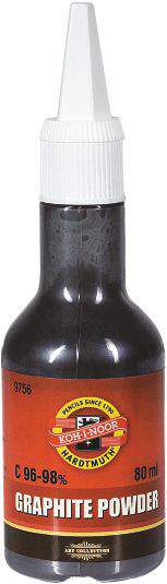 Poudre de graphite pur - 80 gr