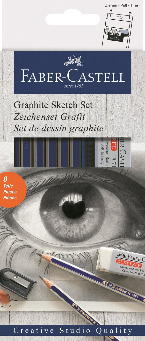 Crayon graphite Goldfaber Set d'esquisse au crayon graphite