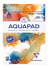 Bloc Aquapad Goldline 300 g/m² formats A6/A5/A4/A3